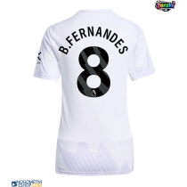 Ženski Nogometni dresi Manchester United Bruno Fernandes #8 Gostujoči 2025-26 Kratek Rokav